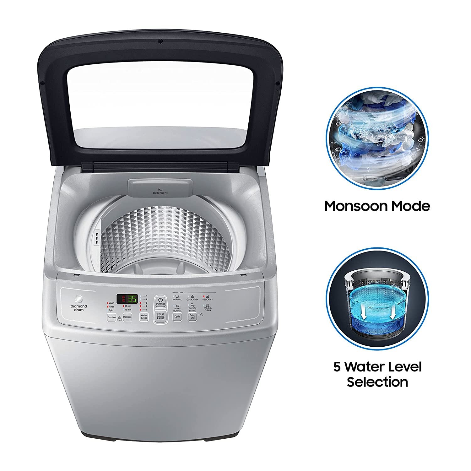 Samsung Fully-Automatic Top Loading Washing Machine